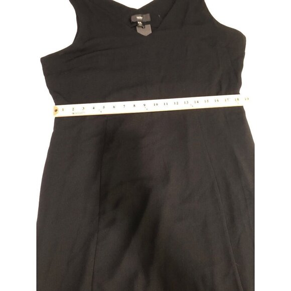 Mossimo Dress XXL Midi Black Sleeveless Shoulder Ties Goth Witch Pockets NEW NWT - Picture 5 of 8